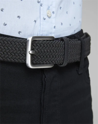 Jack & Jones - JACSpring Woven Bælte - Black 
